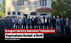 Korgun’da Köy Sakinleri Taleplerini Kaymakam Budak’a İletti