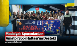 Madalyalı Sporculardan Amatör Spor Haftası’na Destek!