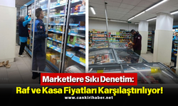 Marketlere Sıkı Denetim: Raf ve Kasa Fiyatları Karşılaştırılıyor!