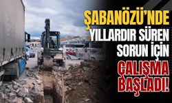Şabanözü’nde Yıllardır Süren Sorun İçin Çalışma Başladı!