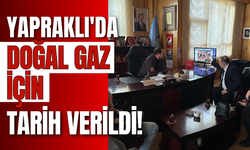 Yapraklı'da Doğal Gaz İçin Tarih Verildi!