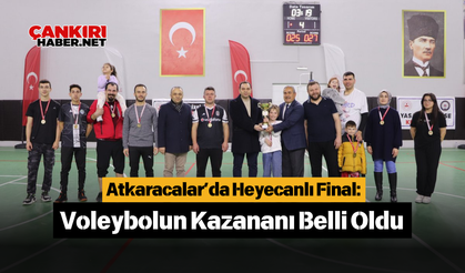 Atkaracalar’da Heyecanlı Final: Voleybolun Kazananı Belli Oldu