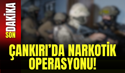Çankırı’da Narkotik Operasyonu!