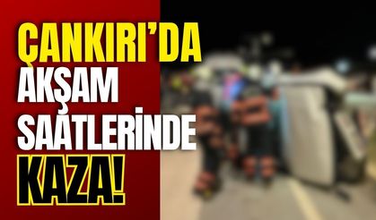 Çankırı’da Akşam Saatlerinde Kaza!