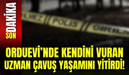 Orduevi’nde Kendini Vuran Uzman Çavuş Yaşamını Yitirdi!