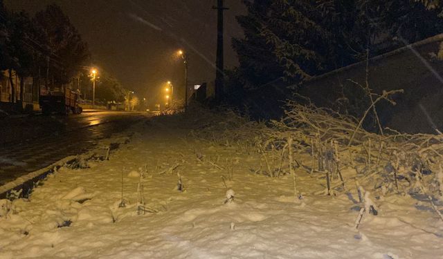 Çankırı’da Mart ayında kar yağışı etkili oldu