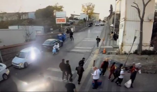 Galatasaraylı baba ve kıza saldıran taraftarlar kamerada