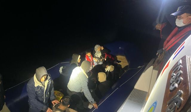 Kaçak göçmen operasyonu, Çanakkale Ezine'de 17 kişi yakalandı!