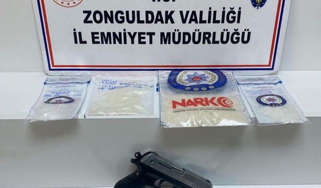 Zonguldak'ta uyuşturucu baskını, 2 tutuklama ve ölümcül madde ele geçirildi