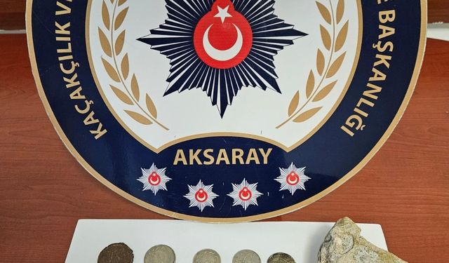 Aksaray'da tarihi eser operasyonu gerçekleştirildi