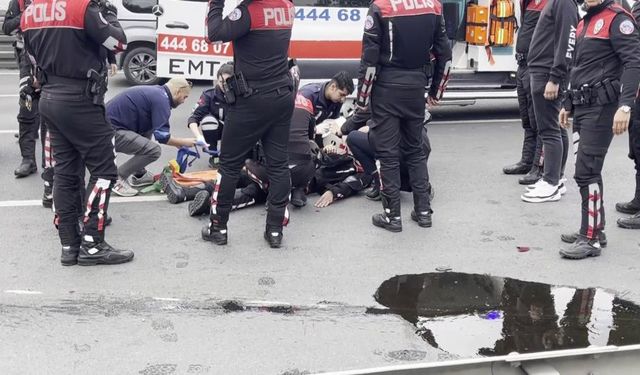 İstanbul'da 2 polisin yaralandığı kaza