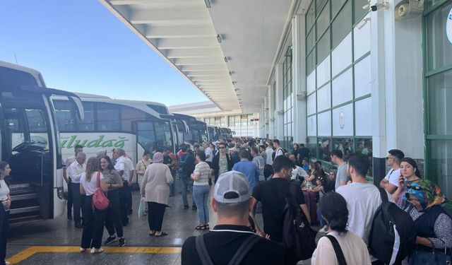 Başkentte bayram tatili dönüş yoğunluğu yaşanıyor