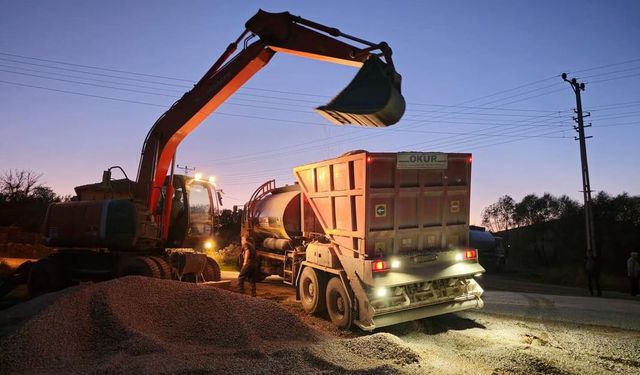 Çankırı İl Özel İdaresi'nden Orta Gökçeören Köy Yolu'na Yeni Kaplama