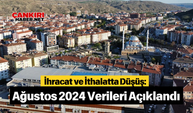 İhracat ve İthalatta Düşüş: Ağustos 2024 Verileri Açıklandı