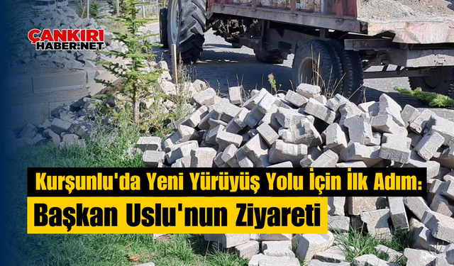 Kurşunlu'da Yeni Yürüyüş Yolu İçin İlk Adım: Başkan Uslu'nun Ziyareti