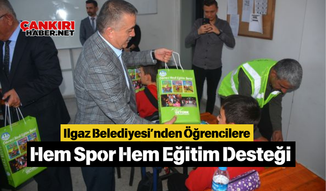 Ilgaz Belediyesi’nden Öğrencilere Hem Spor Hem Eğitim Desteği