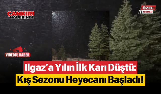 Ilgaz’a Yılın İlk Karı Düştü: Kış Sezonu Heyecanı Başladı!