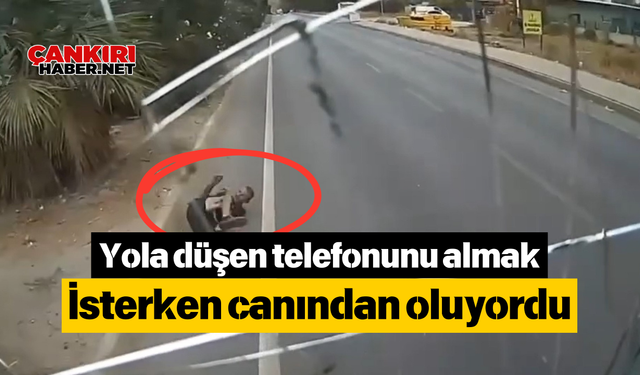 Yol Ortasında Telefonunu Kurtarmak İsterken Otobüsün Altında Kaldı!