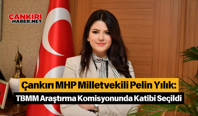 Çankırı MHP Milletvekili Pelin Yılık: TBMM Araştırma Komisyonunda Katibi Seçildi