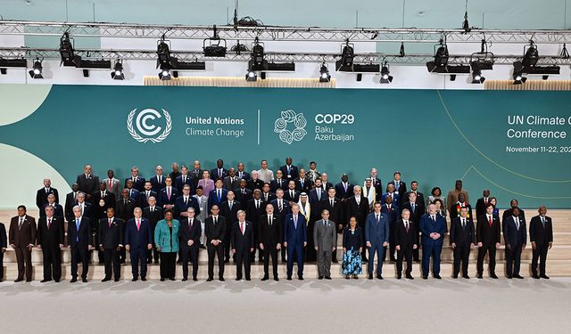 Cumhurbaşkanı Erdoğan, COP29 Zirvesi için Bakü’de