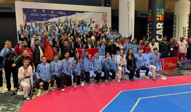 Türkiye, Avrupa Ümitler Taekwondo Şampiyonası'nda tarihi bir başarıya imza attı