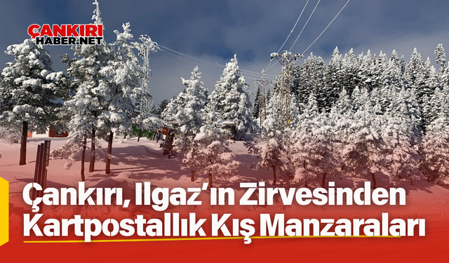 Çankırı, Ilgaz’ın Zirvesinden Kartpostallık Kış Manzaraları