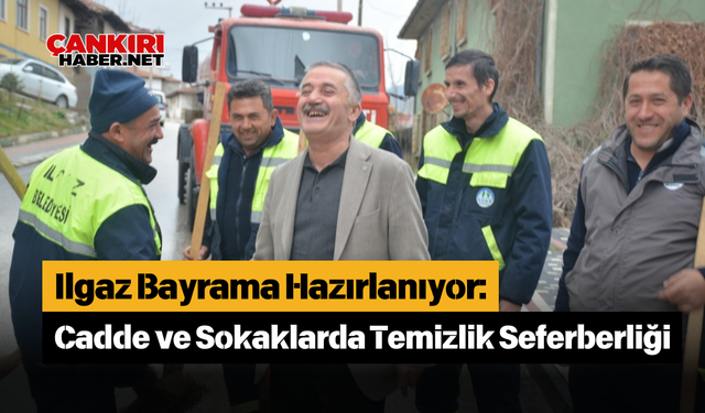Ilgaz Bayrama Hazırlanıyor Cadde ve Sokaklarda Temizlik Seferberliği