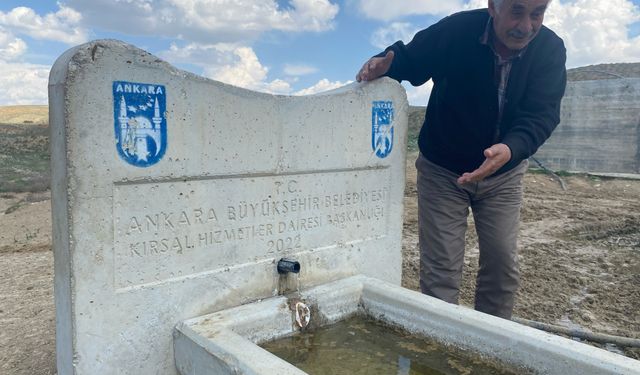 Ankara'ya Yakın Köyde 20 Yıldır Süren Su Sorunu Çiftçileri ve Hayvancıları Zorluyor