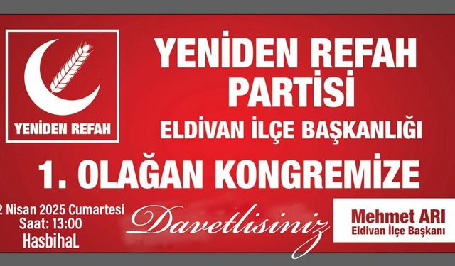 "Milletimizin Umudu Yeniden Refah Kadrolarıdır"