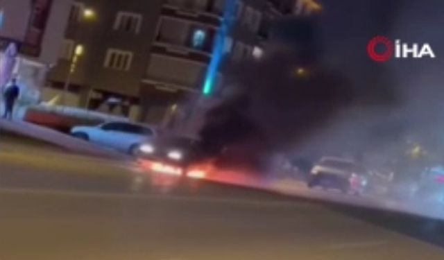 Elmadağ’da LPG’li Araç Alev Alev Yandı! Patlamanın Nedeni Araştırılıyor