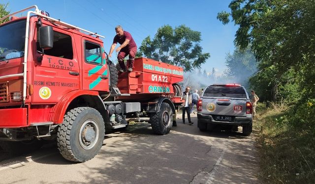 Kahramanmaraş Andırın’da Orman Yangını Korkuttu: Havadan ve Karadan Müdahale