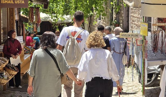 Safranbolu’da Hafta Sonu Turist Akını