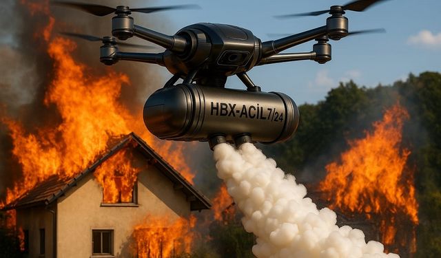 Yangınlarla Mücadelede Yeni Dönem: HBX'ten Dronlu Söndürme Sistemi
