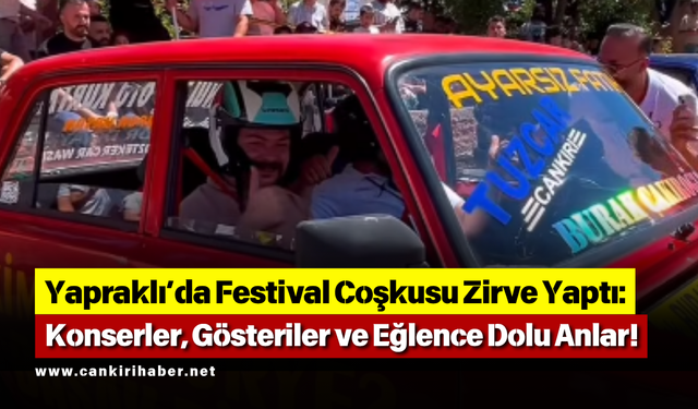 Yapraklı’da Festival Coşkusu Zirve Yaptı: Konserler, Gösteriler ve Eğlence Dolu Anlar!
