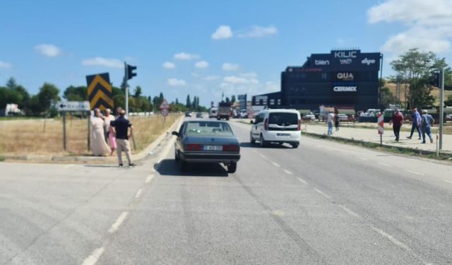 Alaçam’da kaza üstüne kaza! Aynı yerde 15 dakikada iki ayrı kaza