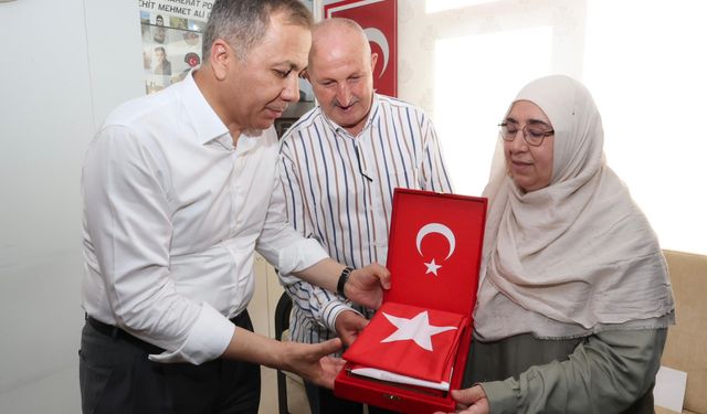 Bakan Yerlikaya’dan Şehit Ahmet Doğan’ın Ailesine Ziyaret