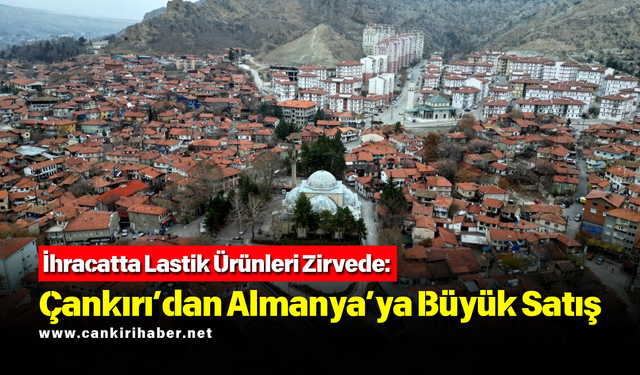 İhracatta Lastik Ürünleri Zirvede: Çankırı’dan Almanya’ya Büyük Satış