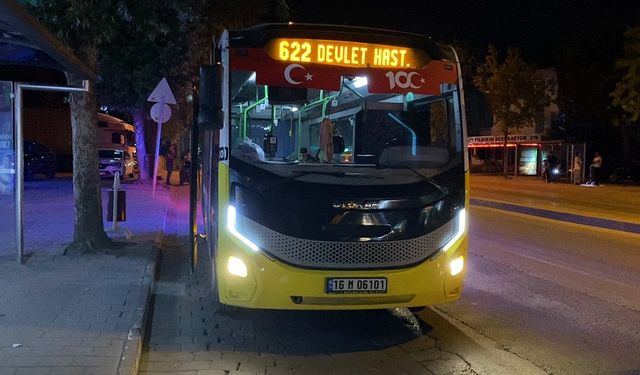 İnegöl’de Alkollü Özel Halk Otobüsü Şoförü Kırmızı Işıkta Yakalandı