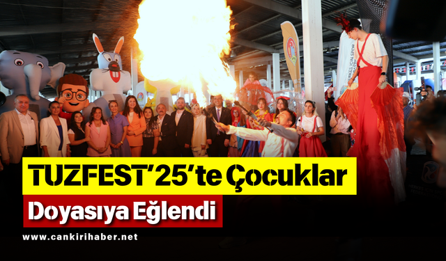 TUZFEST’25’te Çocuklar Doyasıya Eğlendi