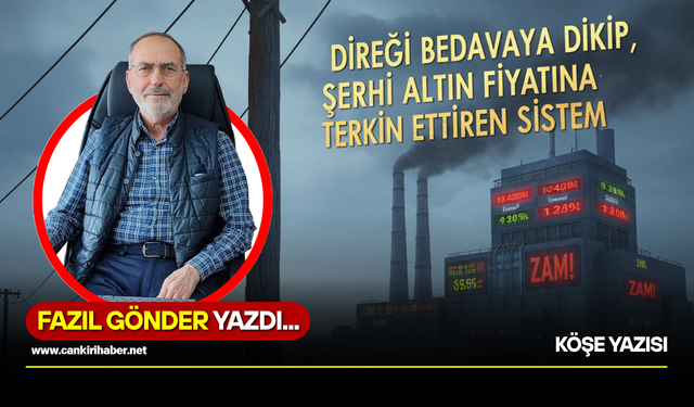 Direği Bedavaya Dikip, Şerhi Altın Fiyatına Terkin Ettiren Sistem