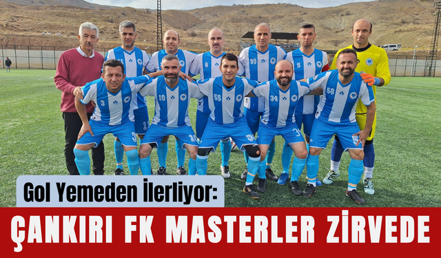 Gol Yemeden İlerliyor: Çankırı FK Masterler Zirvede