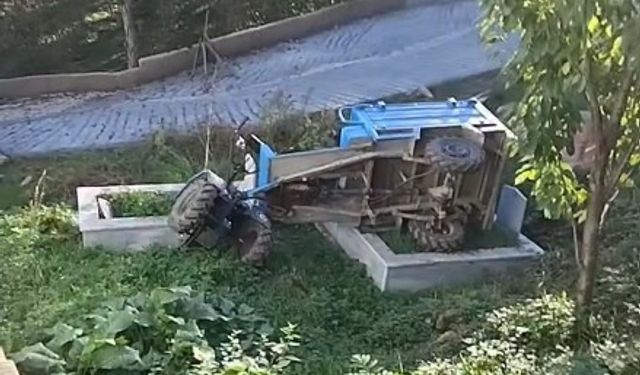 Kastamonu’da Patpat Devrildi Sürücü Yaralandı