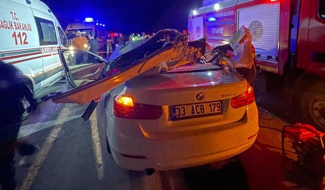 Mersin Çamlıyayla’da Trafik Kazası: Koca Olay Yerinde Hayatını Kaybetti