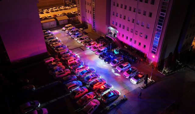 37 Ekip, 174 Polisle Eş Zamanlı Denetim: Kastamonu’da Güvenlik Önlemleri Artırıldı