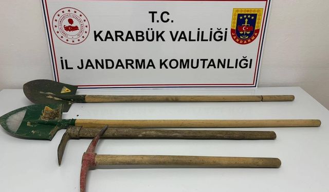 Define Kazısı Yapan 3 Şüpheli Yakalandı