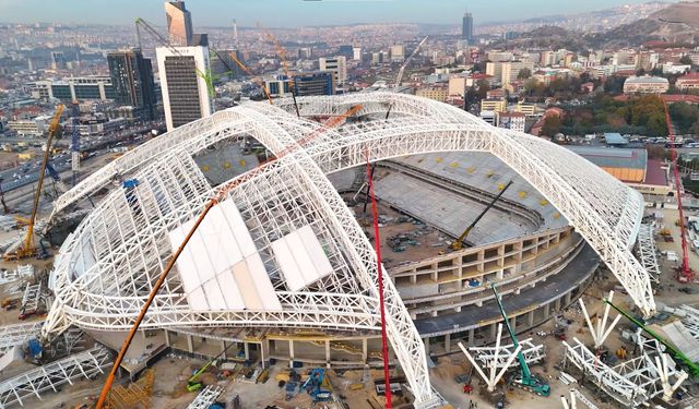 Başkent’te Dev Yapı Yükseliyor! Yeni 19 Mayıs Stadyumu Son Hızla İlerliyor