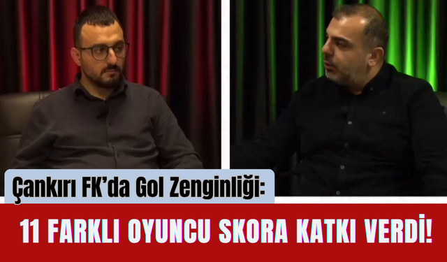 Çankırı FK’da Gol Zenginliği: 11 Farklı Oyuncu Skora Katkı Verdi!
