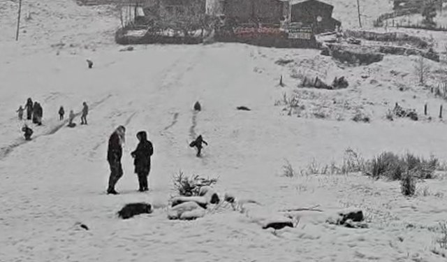 Dünyaca Ünlü Yaylada Kış Güzelliği