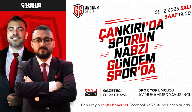 Gündem Spor Bu Hafta da Çankırı’da Sporun Nabzını Tutuyor!