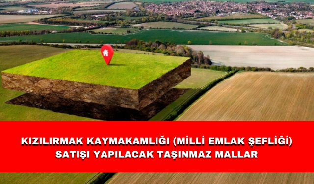 KIZILIRMAK KAYMAKAMLIĞI (MİLLİ EMLAK ŞEFLİĞİ) SATIŞI YAPILACAK TAŞINMAZ MALLAR